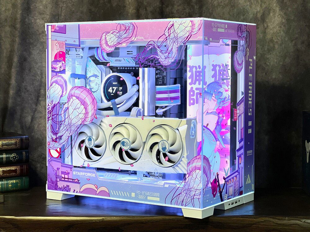 As stated in title, case exterior design by Starforge Systems. Interior work is all mine.