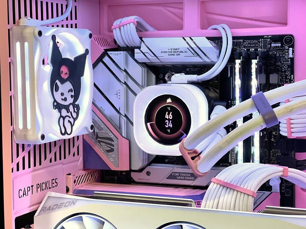 Fan grills are from Sakurai Armory; I added the pink to her hat.