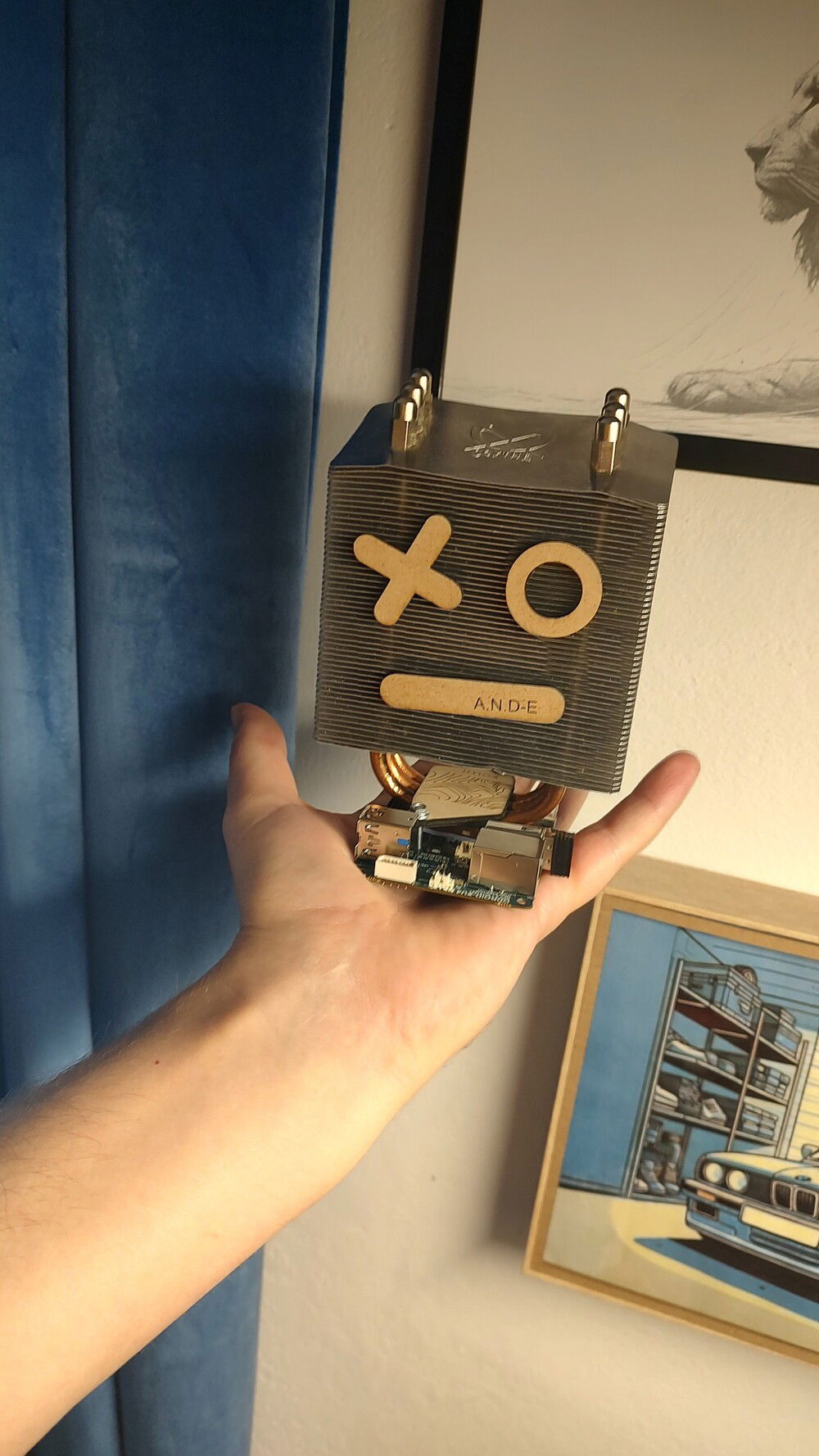 Mountin this big cooler was fun! :D