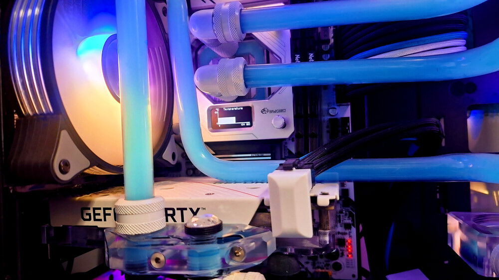 block with temperature gauge