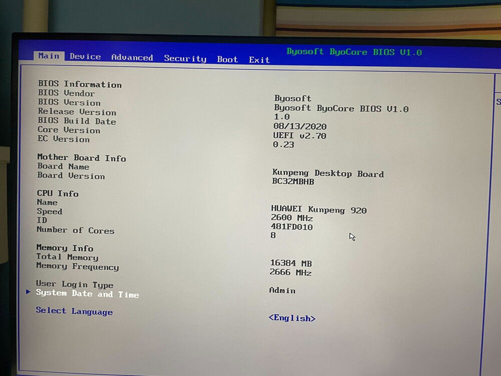 BIOS screen. Definitely not Core i7 920.