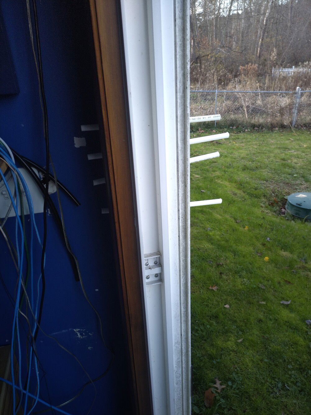 The wife was not impressed that I put 4 holes in our house.