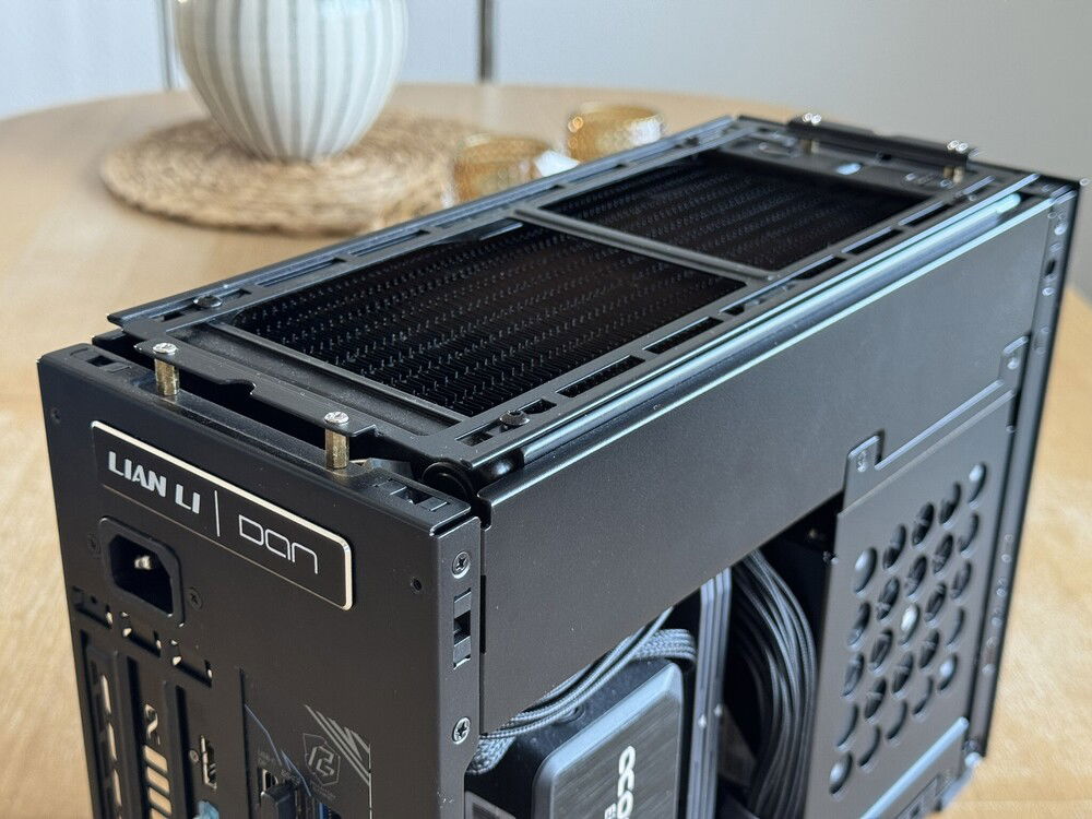 using standoffs for radiator bracket provides enough clearance for two T30s