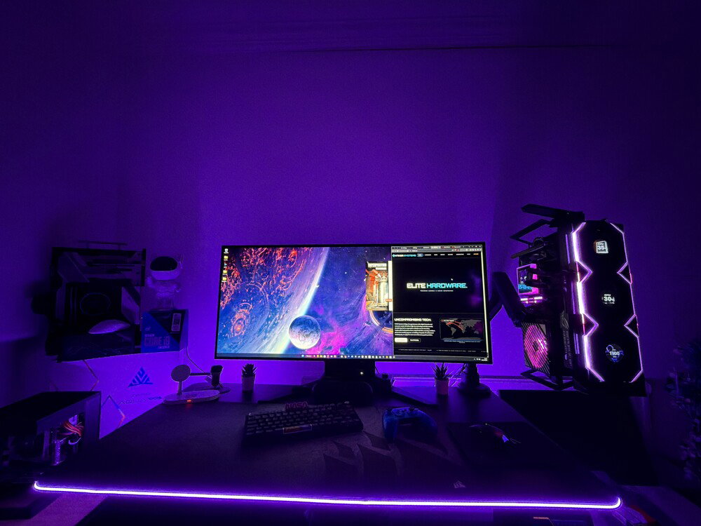 A piece of the setup