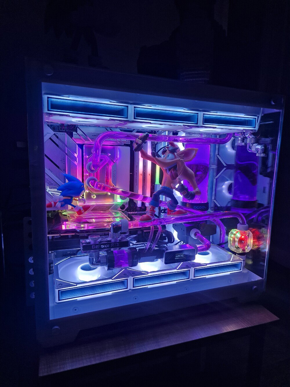 Upgrade of motherboard + CPU (Ryzen 9 7950X3D) with AM5 Velocity 3 water block installation.