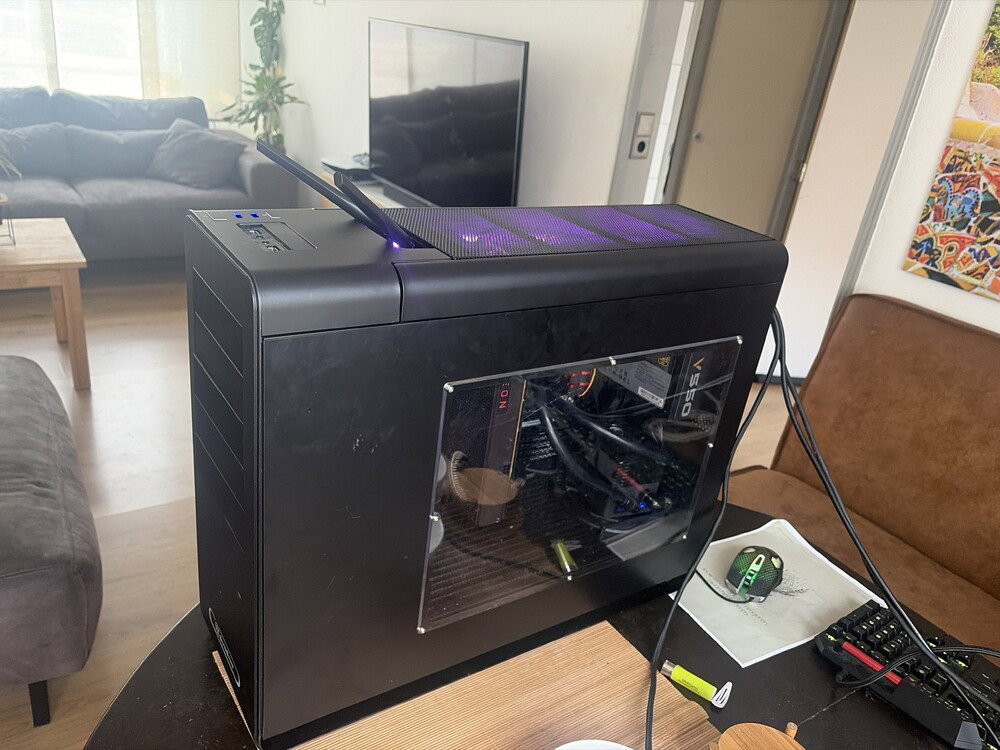 Currently running without the gpu power cable (ordered it!)
