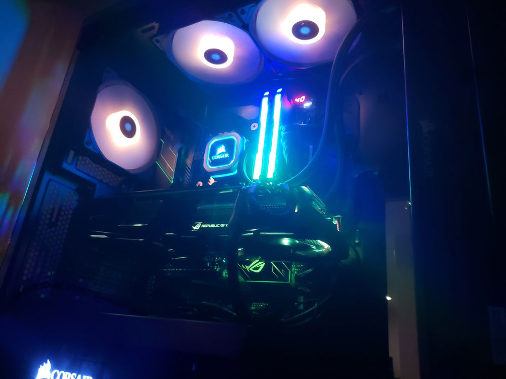 A view of the inside of my PC