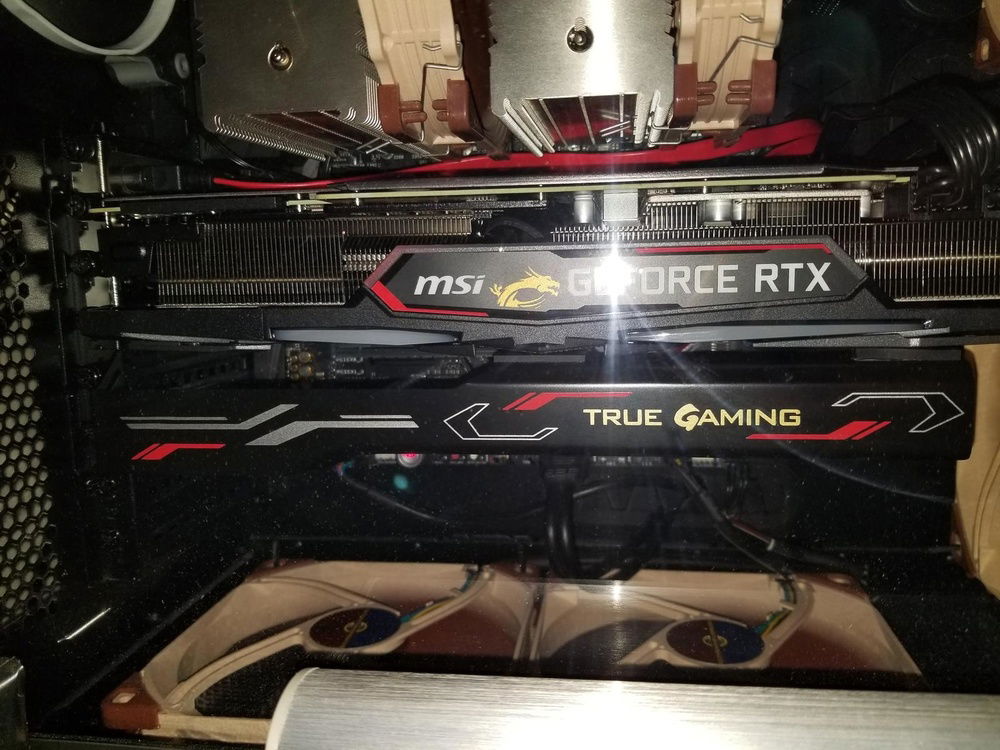 A shot inside the case.