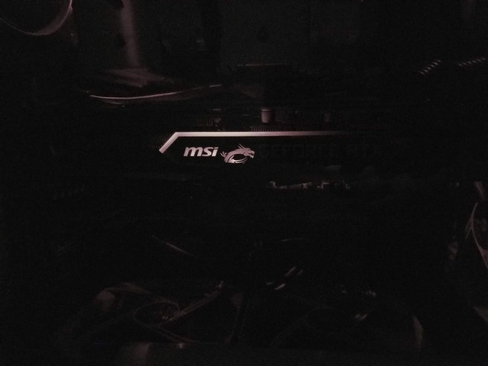 A shot inside the case.