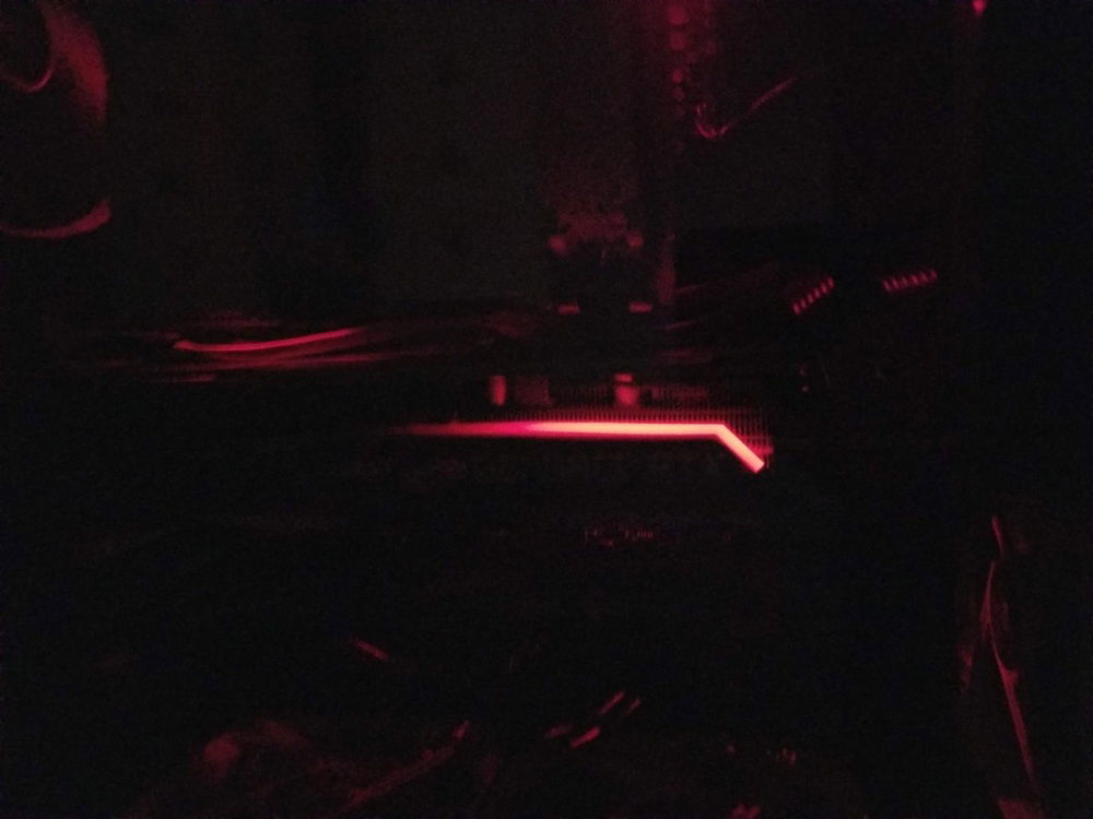 A shot inside the case.