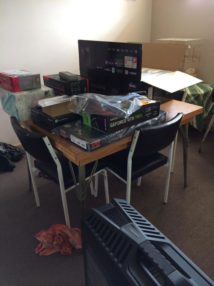 when i first got the parts