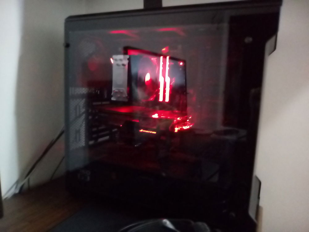 Closeup of the PC.