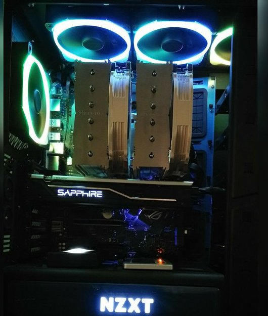 After that i upgrade the cooler for this beast, Noctua D15