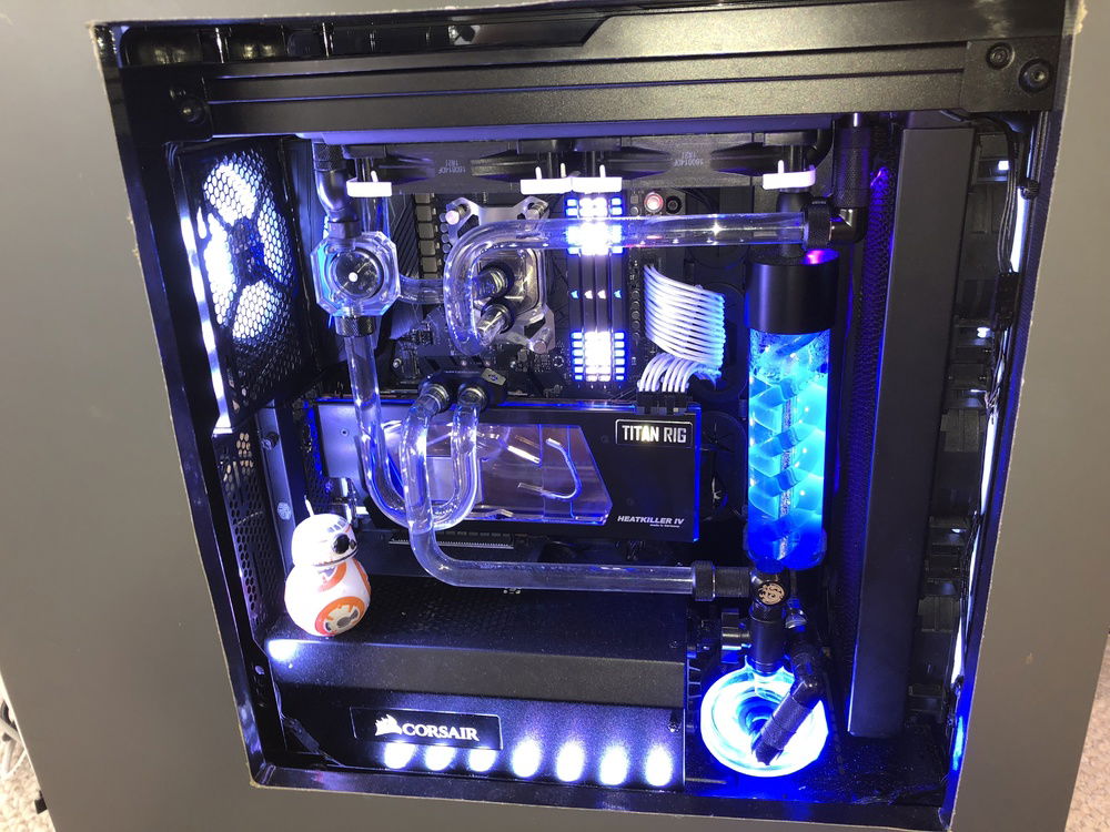 The desk was cut by me so I can admire my creation