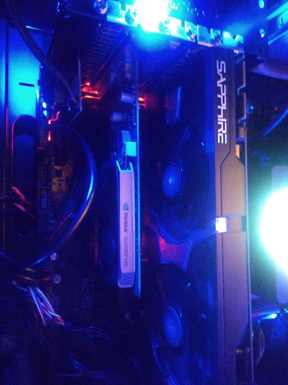 Dual GPU so I can use all 3 monitors