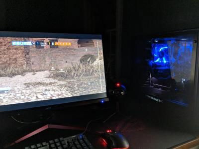 This is my pc and acer kg271, about the cheapest way, imo, to have a decent 144hz setup.