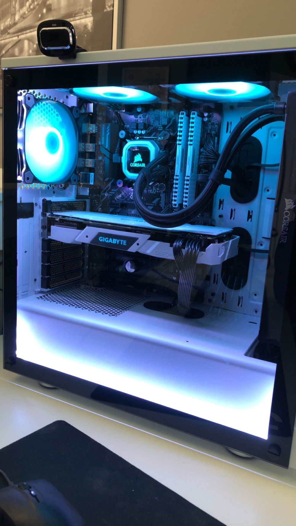 Interior of the build.