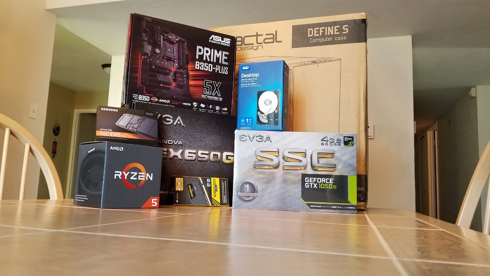 All the parts I got to start out with