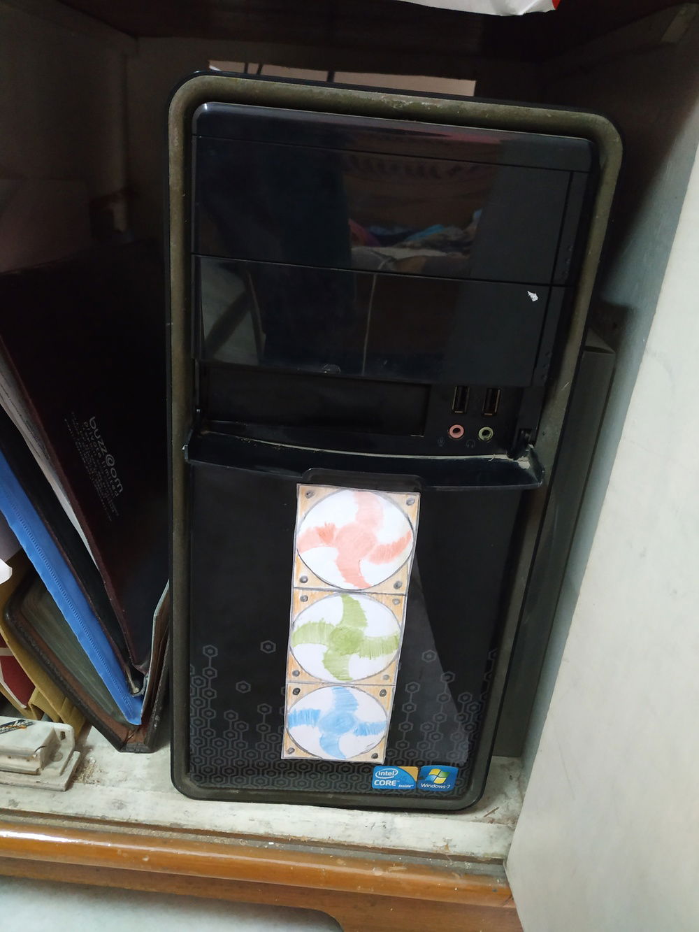 Cutest RGB fans on retro build