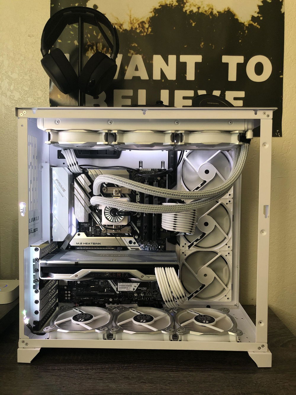 Full view, side panels removed