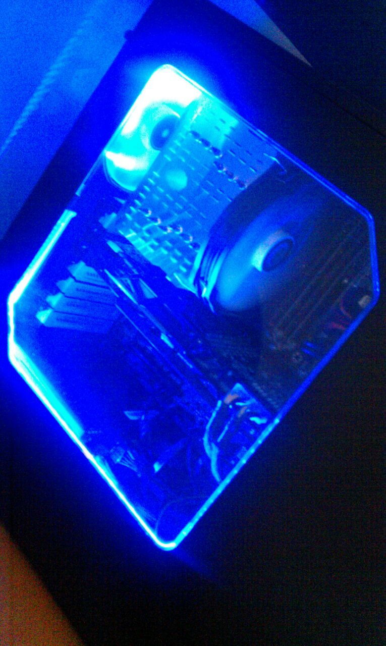 My sweet little blue PC.