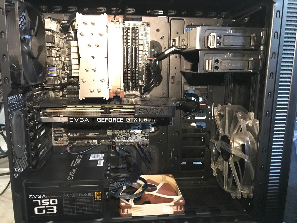 Added the EVGA Power Link. Nice little gadget to help clean up the build.