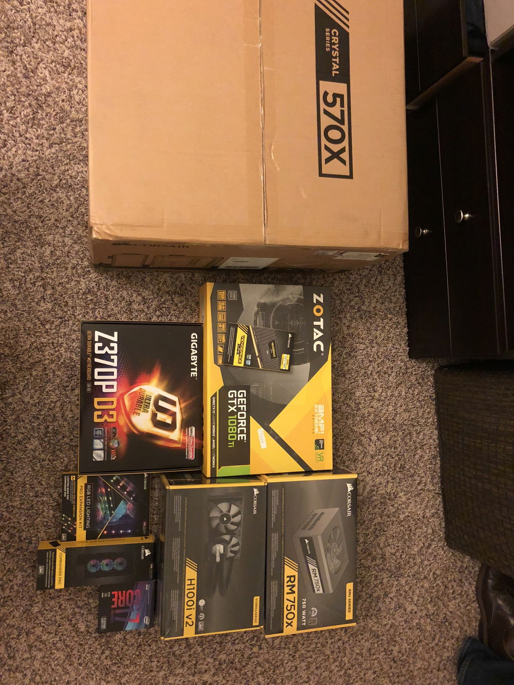 Parts. Doesnt include everything, Storage and peripherals were cannibalized from the original build