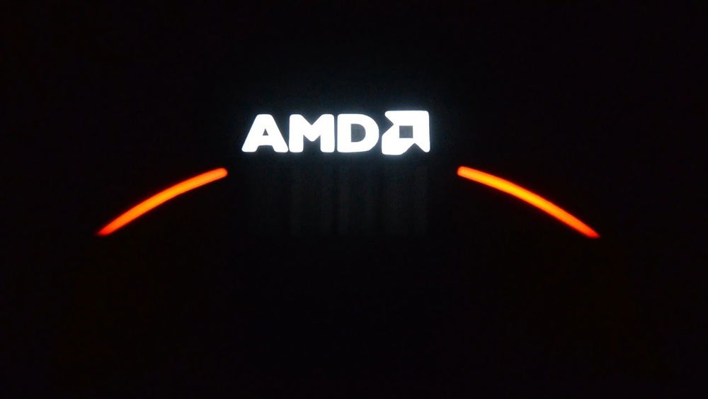 AMD logo on wraith spire stock cooler