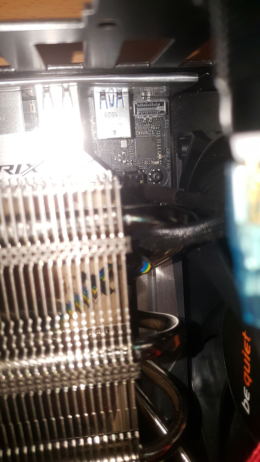 Another awkward screw, there are about 6 of these pain-in-the-ass screws in this case.