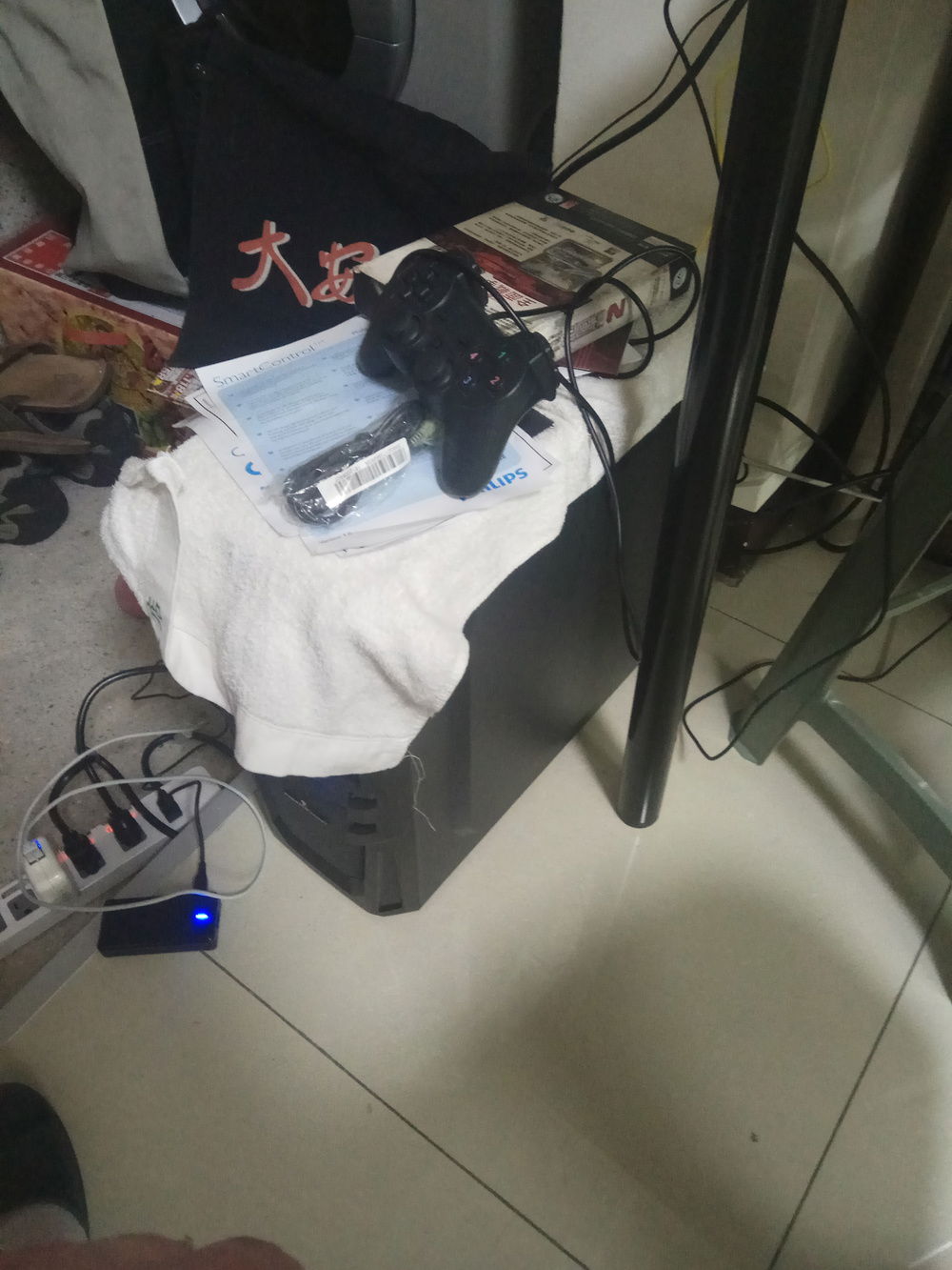 My mom forced me to put a cloth on the case