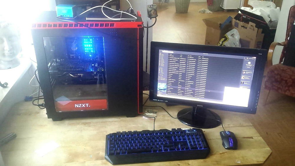 My initial picture from 2014. Uplaoding a more recent picture when I get my act together and clean my desk.