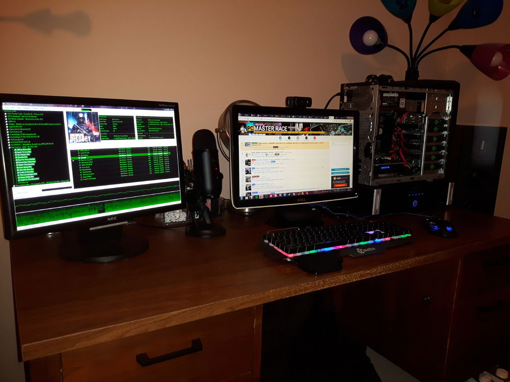 Desk view