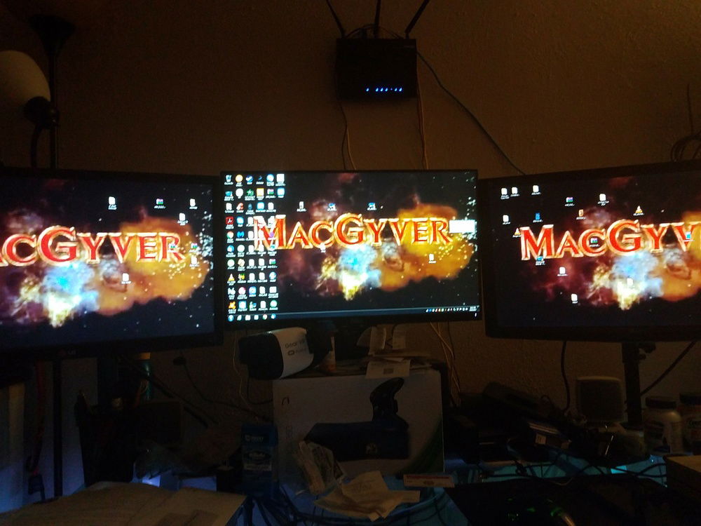 3 23" 1080p monitors