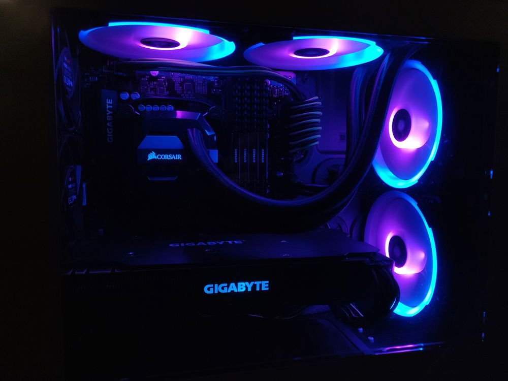 This is how i usally have my iCUE Settings