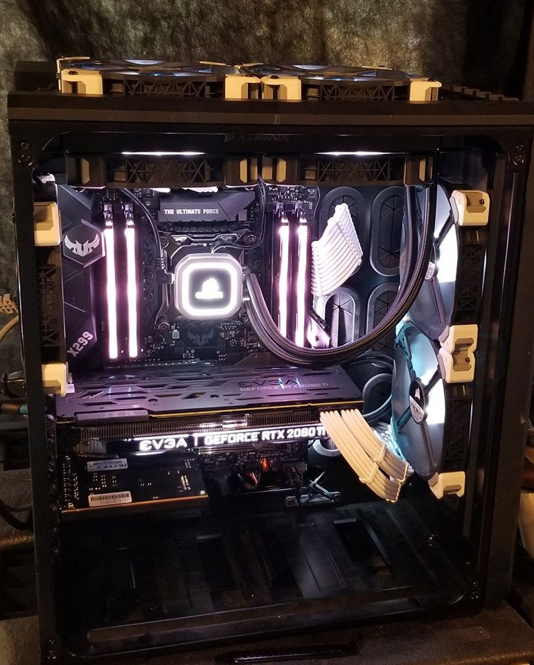 I replaced my old H110i GTX with a new H115i Platinum.  Since this already came with two ML140 Fans I did the logical thing and added the two i already had.  I have no idea is this was a "good" plan but, it seems to work fine.