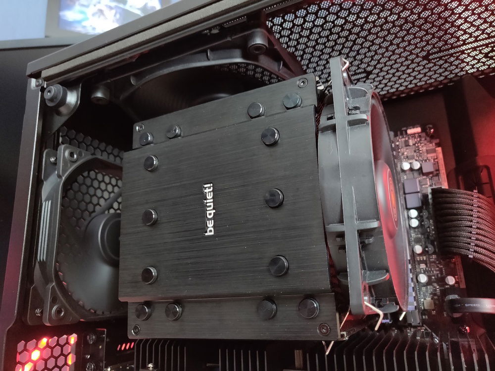 I got a good deal on this CPU cooler, it fits the case nicely.