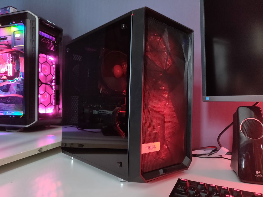 With the tinted window.