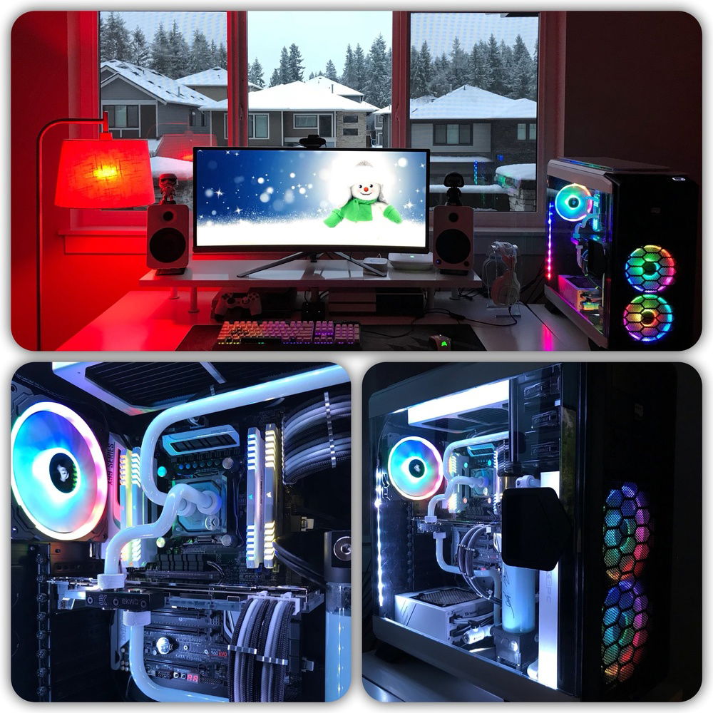 This is my setup and my custom rig.