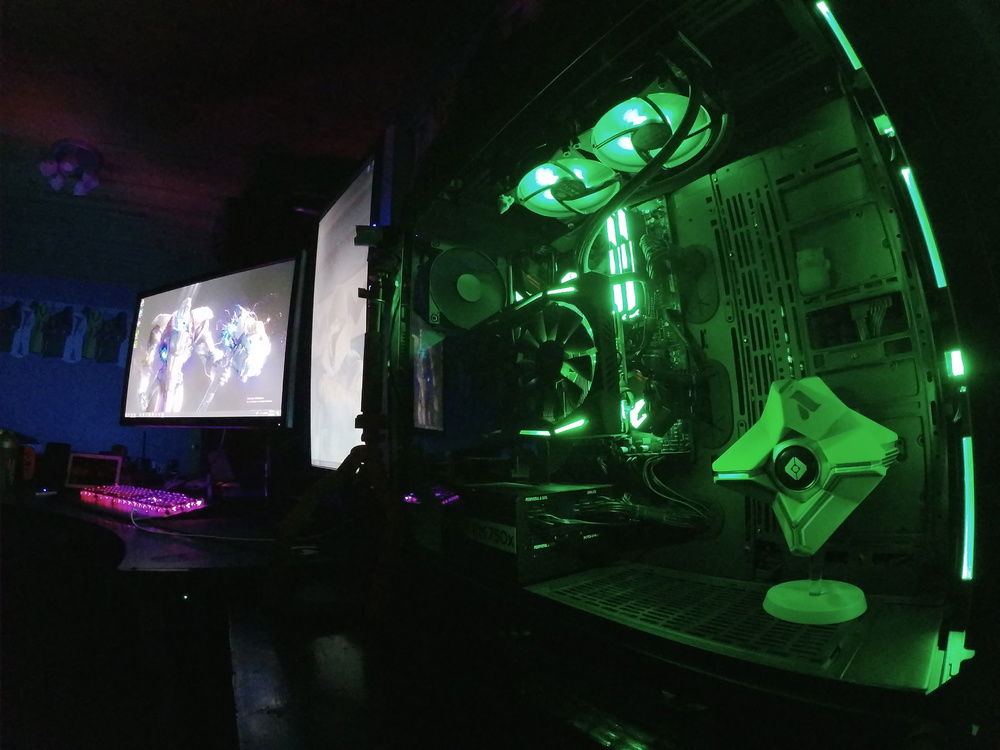 The whole setup.