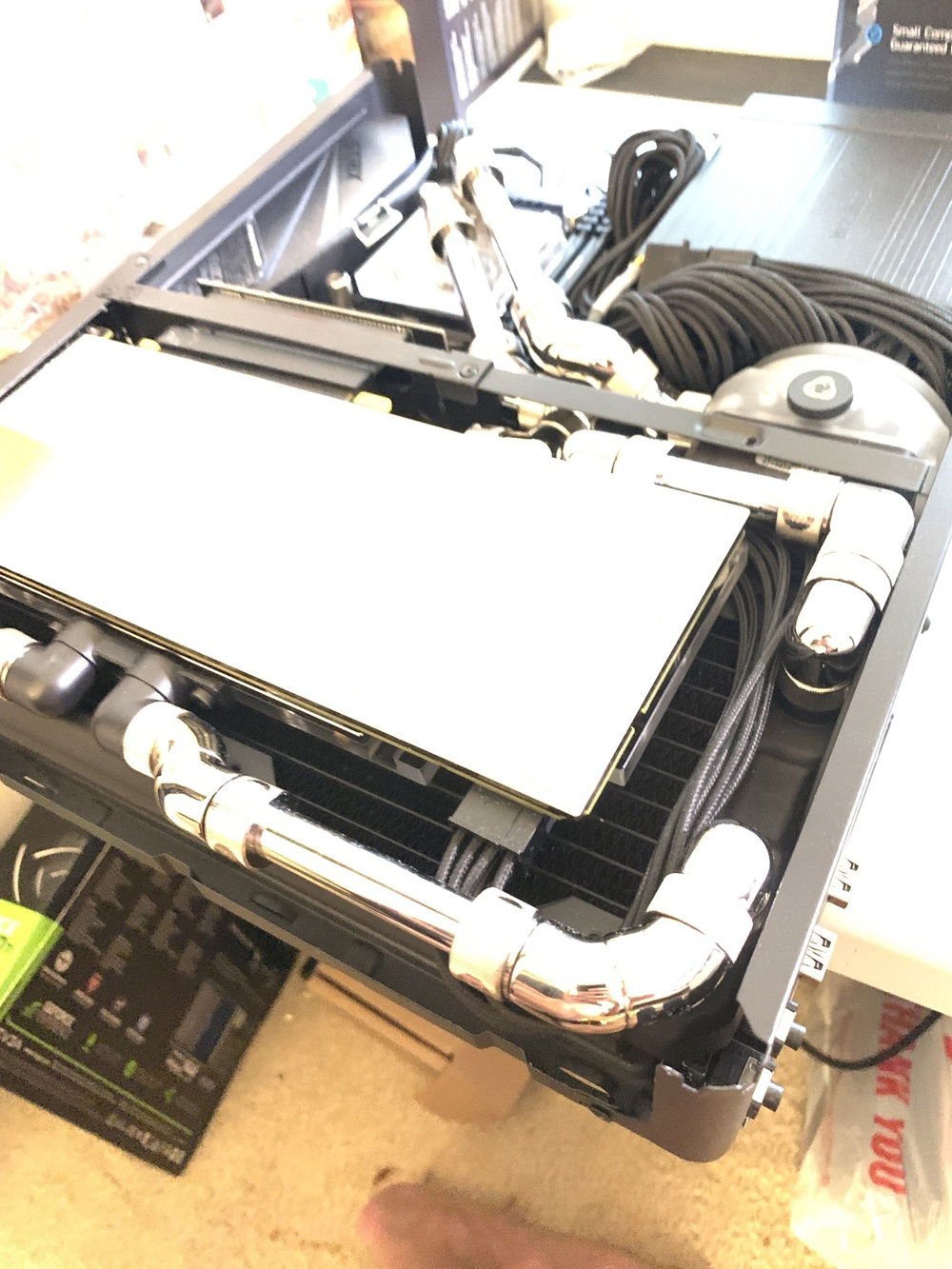 High contrast shot for a clear look at the radiator since a lot of people were asking me on reddit