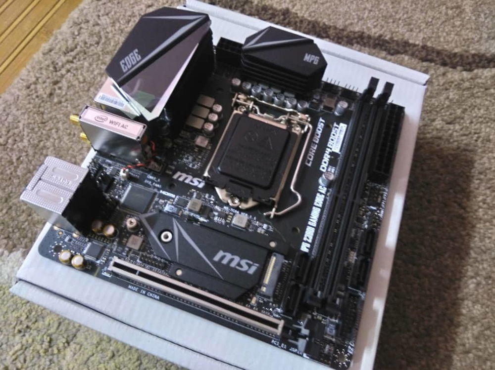 motherboard arrived..thanks MSI for the support