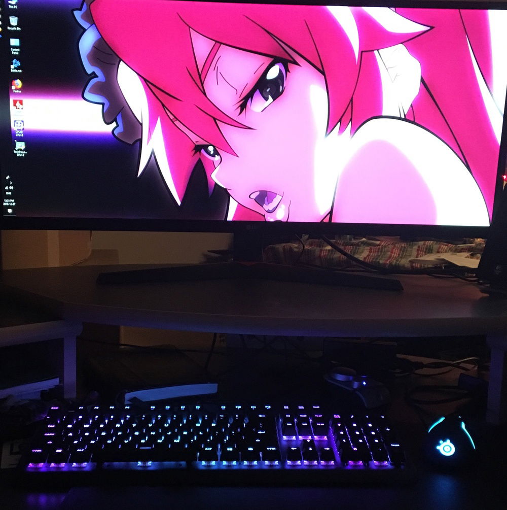 Setup on my desk (not the final Battle station yet)