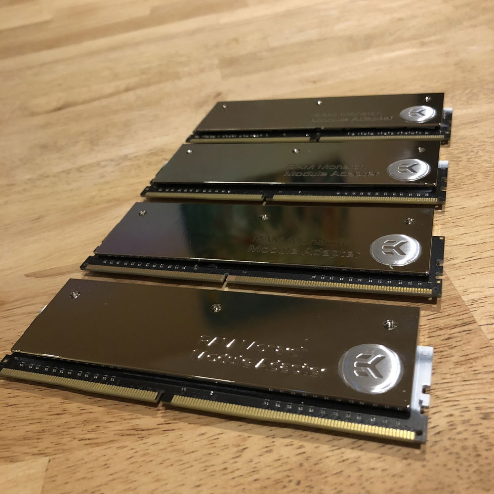 Watercooled RAM by EK waterblocks