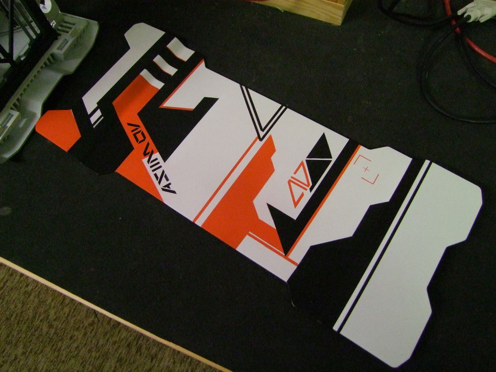 Building process: front panel