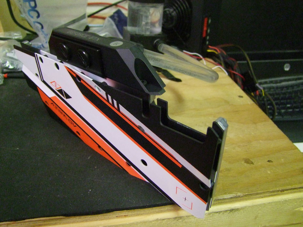 Building process: leak test but on another angle