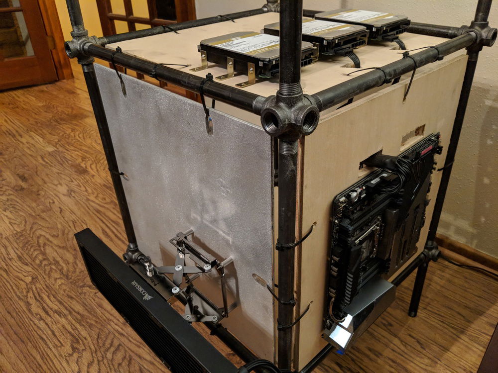 Radiator mount looks cool.... haha punny