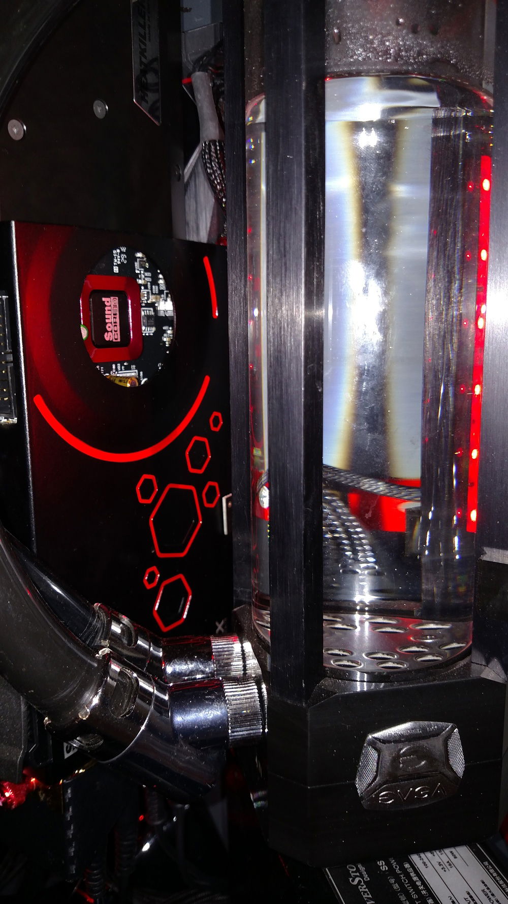 A soundcard able to run a 600 Ohm headphone driver.  Audio is pristine.