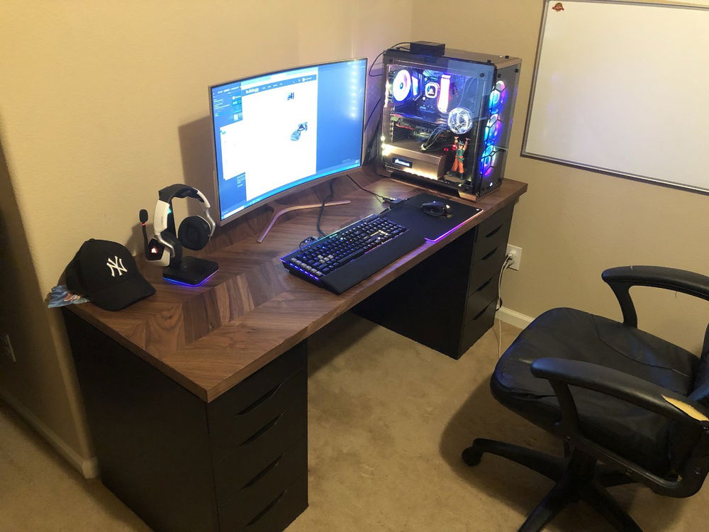 The full set up so far.