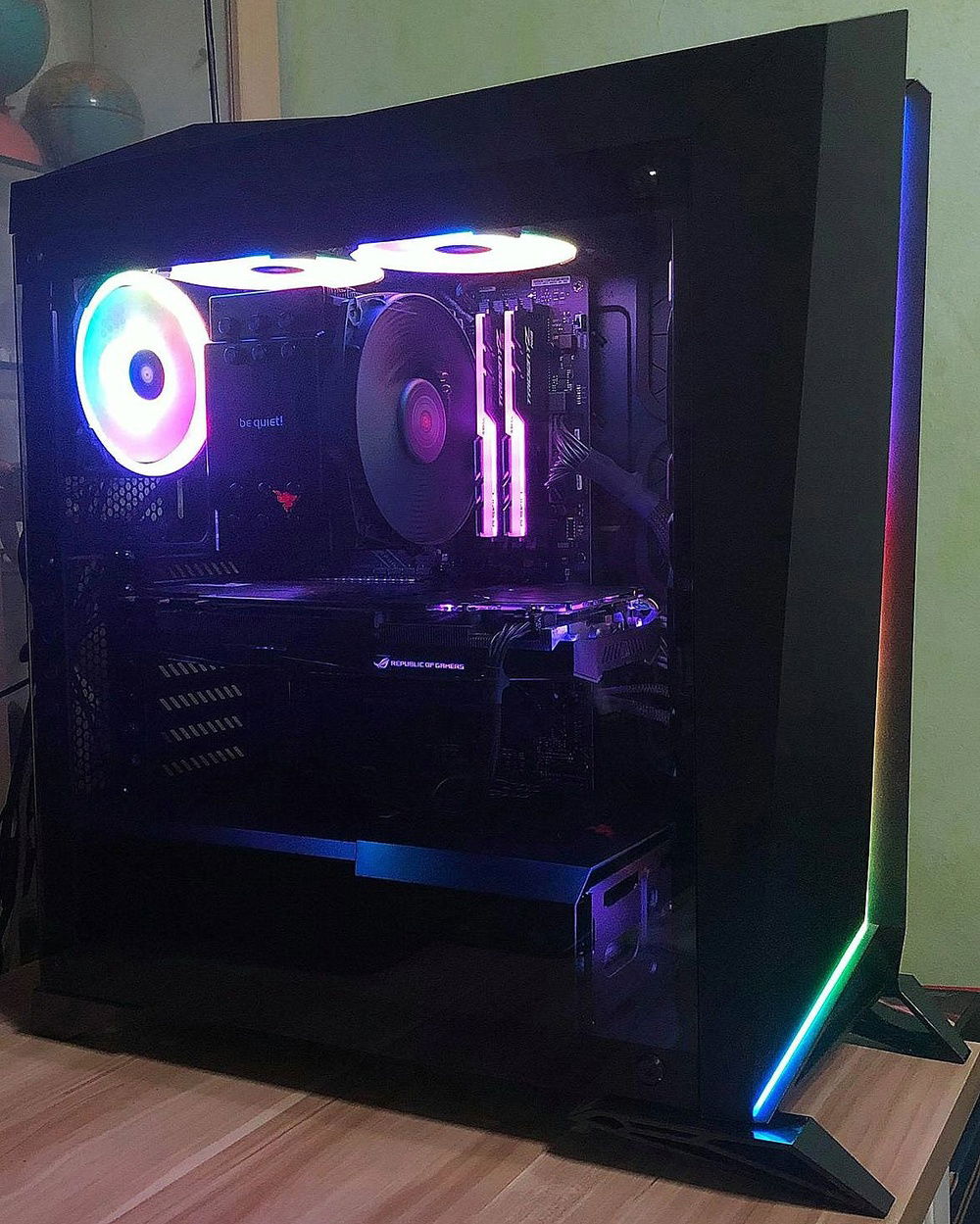 Closer look of the build.