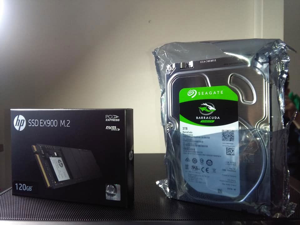 NVMe ssd and hdd